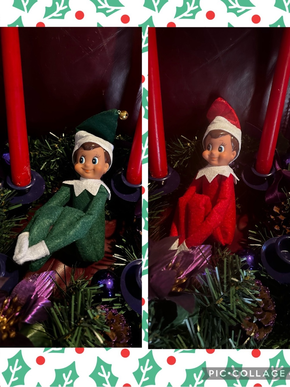 Both Holiday Elf on the Shelf Dolls - Green and Red Boys